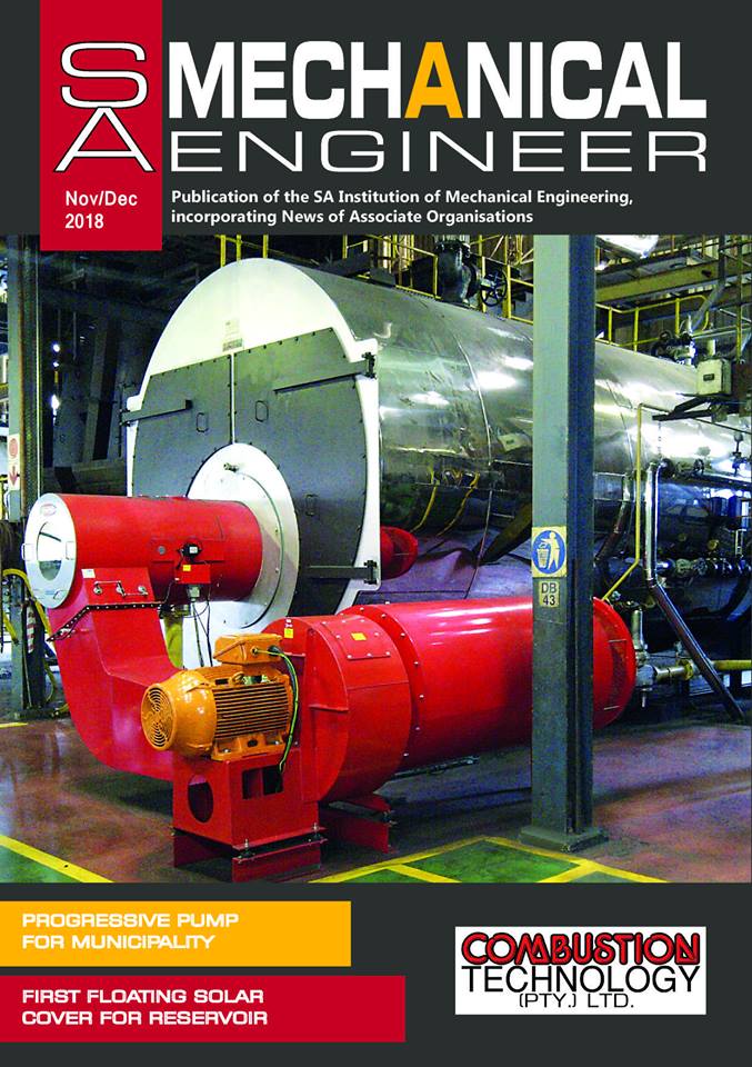 Boiler Energy Efficiency – Front page feature in SA Mechanical Engineer